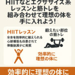 HIIT×筋トレで理想のカラダを手に入れよう!